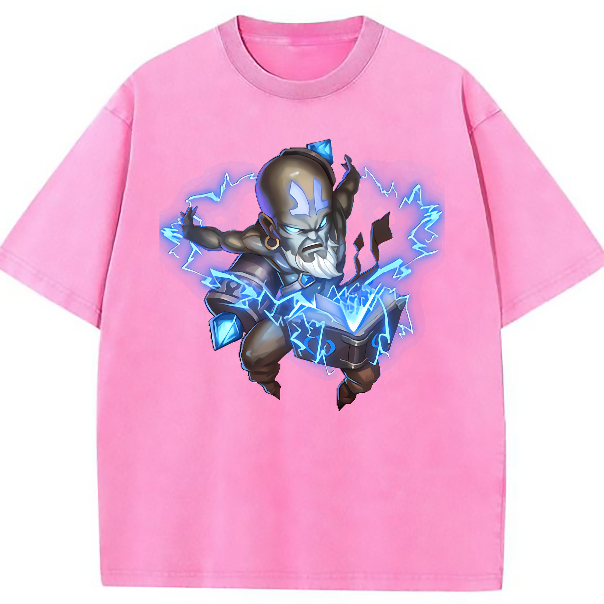 （画像用） リーグ・オブ・レジェンド League of Legends LOL 綿100% ヴィンテージ風 半袖Tシャツ（フロントプリント）